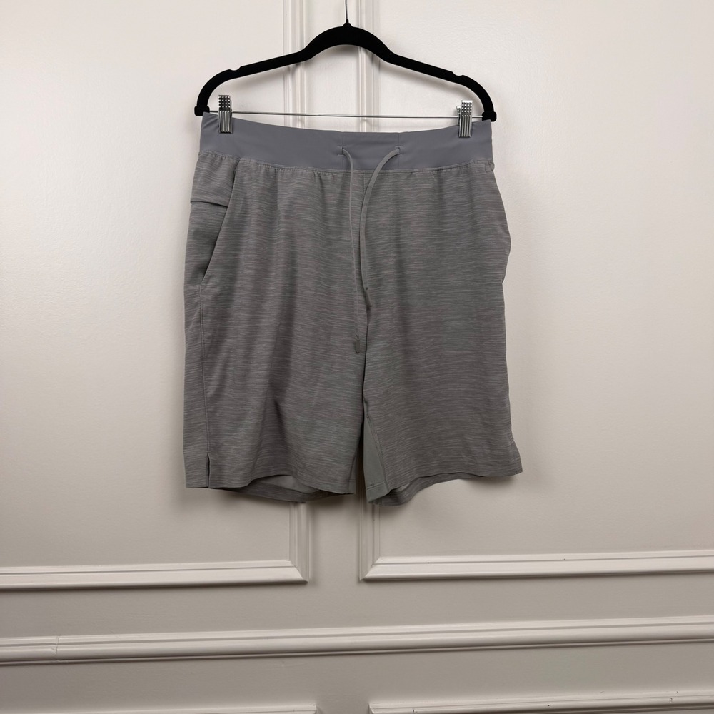 Lululemon Pace Breaker Shorts Mens Large Gray Heather Athletic Running